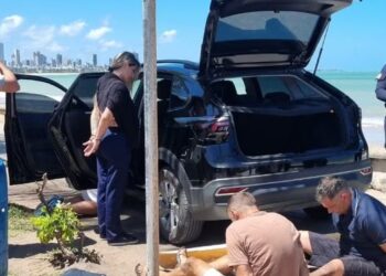 Grupo suspeito de aplicar ‘Golpe do Bilhete Premiado’ é preso após perseguição na orla