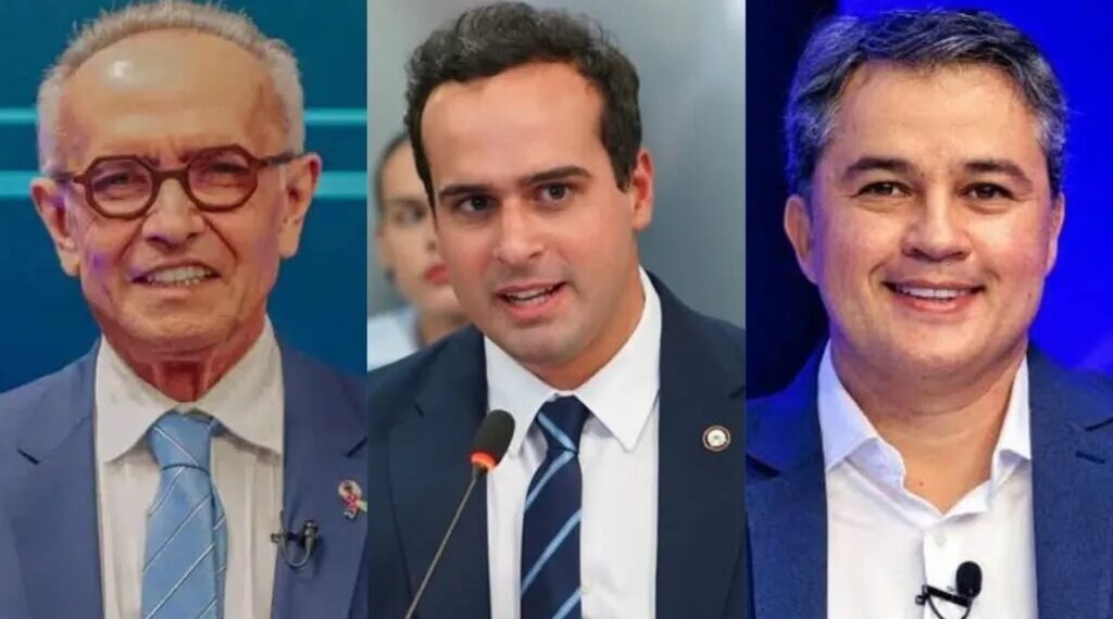 Data Ranking e Fonte83 divulgam números para o Governo da Paraíba em pesquisa realizada na Grande João Pessoa: Cícero tem 52,1%, Lucas 20,2% e Efraim 5,1%
