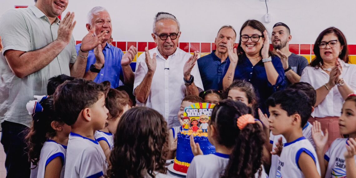 Cícero Lucena entrega reconstrução e ampliação de mais um Ninho do Saber em Miramar, a 58ª unidade de ensino com novo padrão