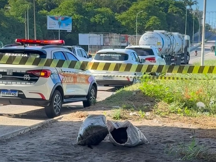 Corpo esquartejado é encontrado dentro de dois sacos embaixo do viaduto de Oitizeiro