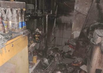 Comerciante do Rangel tem estabelecimento destruído durante incêndio