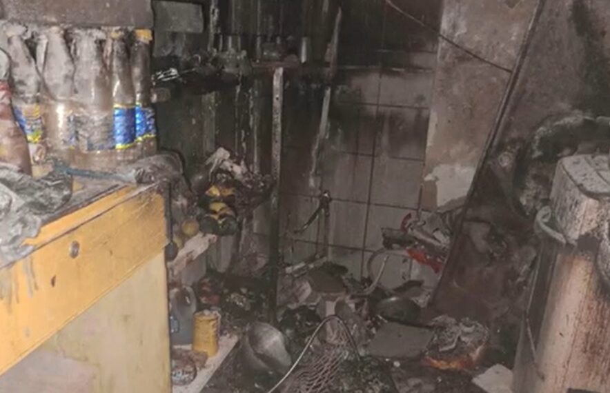 Comerciante do Rangel tem estabelecimento destruído durante incêndio