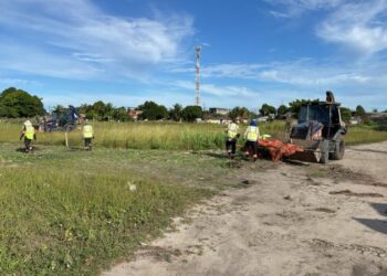 PF cumpre reintegração de posse em área invadida do Aeroporto Castro Pinto