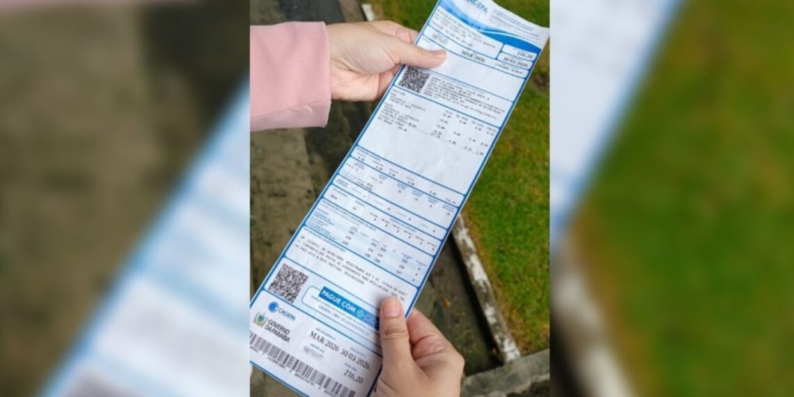Cagepa inicia emissão de novo modelo de fatura a partir do próximo sábado