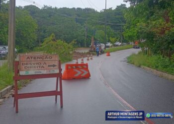 Ladeira do Timbó é interditada no sentido Centro/bairro