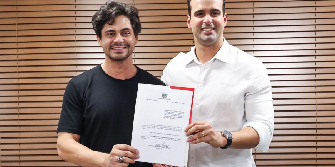 Lucas Ribeiro anuncia teatro com nome de Shaolin em Campina Grande