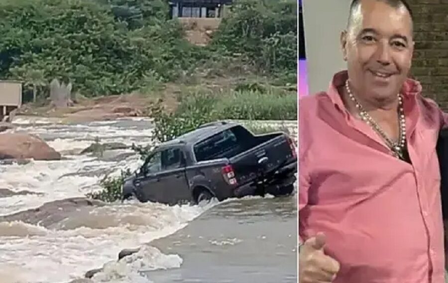 Autoridades confirmam que corpo achado dentro de crocodilo é de empresário sumido em enchente
