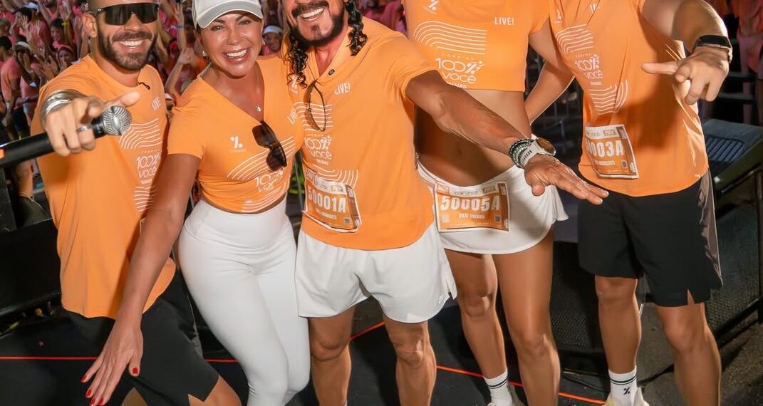 Bell Marques, Rafa e Pipo desembarcam em Campina Grande com a Corrida 100% Você no dia 7 de junho