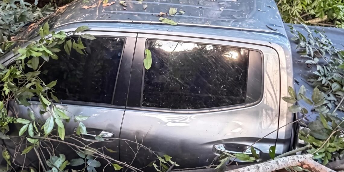 Clilson Júnior e esposa sofrem acidente de carro na BR-230, em Santa Rita