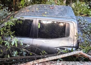 Clilson Júnior e esposa sofrem acidente de carro na BR-230, em Santa Rita
