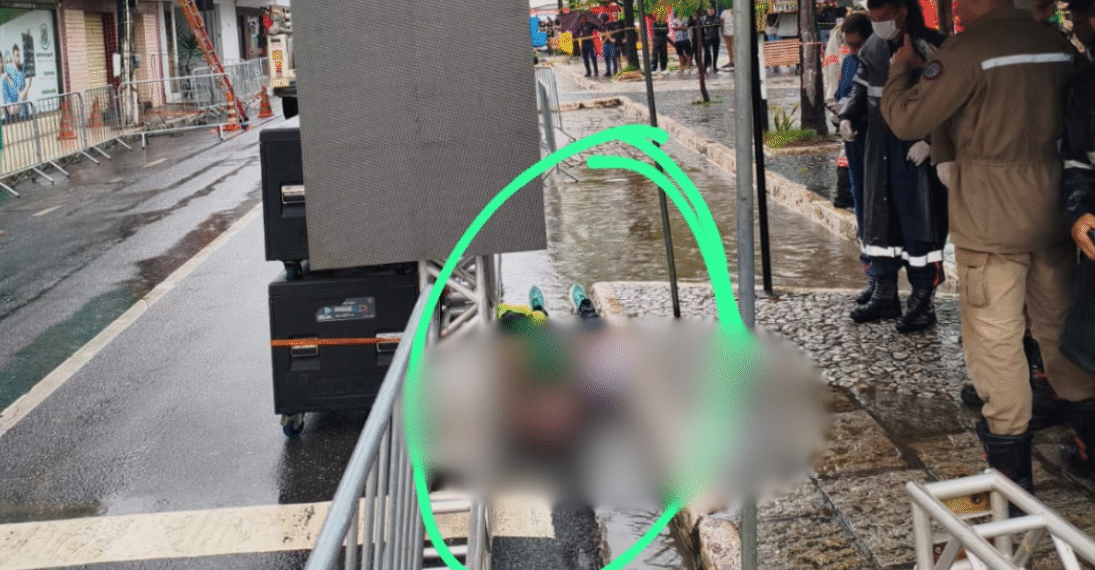 Duas pessoas morrem após descarga elétrica durante montagem da Corrida do Trabalhador em Guarabira