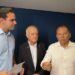 Ao lado de Adriano Galdino, Branco Mendes se reúne com Lucas Ribeiro, apresenta relatório de danos das chuvas no Litoral Sul e cobra ações urgentes