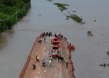 Fortes chuvas atingem Rio Tinto e provocam alagamentos na zona urbana e rural