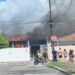 Incêndio atinge casa no Cristo Redentor e mobiliza Corpo de Bombeiros