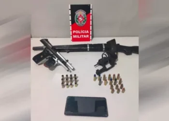 Após troca de tiros, quatro suspeitos são presos e armas são apreendidas em Mamanguape
