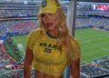 A reação curiosa de Virginia Fonseca após gol de Vini Jr em jogo do Brasil