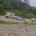 Forte correnteza invade BR-101 entre Paraíba e Pernambuco e interrompe tráfego
