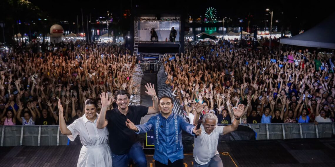 Durante apresentação do padre Nilson Nunes, Leo Bezerra celebra Festa das Neves, que une fé, cultura e tradição