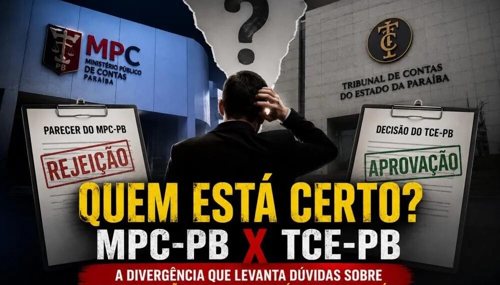 Decisões do TCE-PB que divergem do MPC levantam dúvidas sobre critérios de julgamento