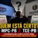 Decisões do TCE-PB que divergem do MPC levantam dúvidas sobre critérios de julgamento