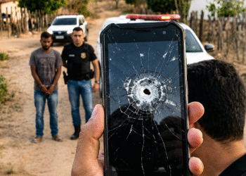 Celular impede tragédia: mulher escapa de tiro e ex-namorado é preso por tentativa de feminicídio no Sertão da PB