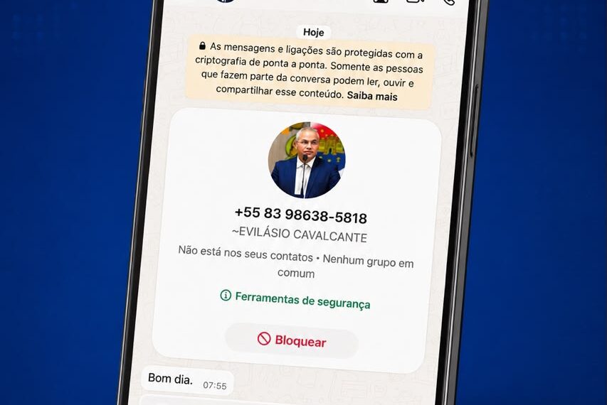 Criminosos usam nome do prefeito de Cabedelo para aplicar golpes pelo WhatsApp