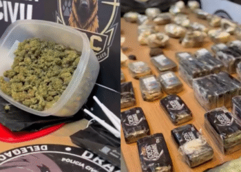 Casal é preso com drogas avaliadas em R$ 1 milhão de reais, em João Pessoa