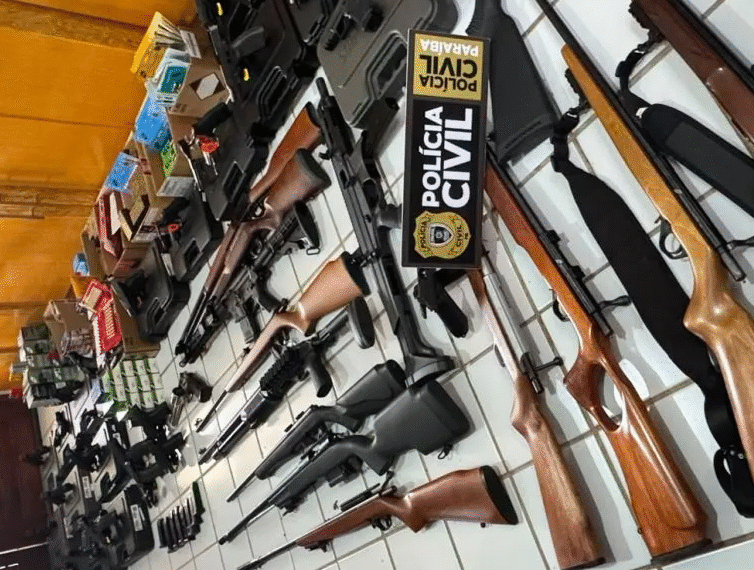Operação Purgatio cumpre sete mandados de prisão e apreende armas no Sertão paraibano