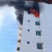 Incêndio atinge apartamento em edifício de Sousa; causas e possíveis vítimas ainda são apuradas