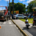 Acidente envolvendo caminhão, carro e moto deixa vários feridos na Avenida Tancredo Neves, em João Pessoa