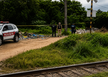Jovem é encontrado morto com mãos amarradas e marcas de tiros às margens da linha do trem, em João Pessoa