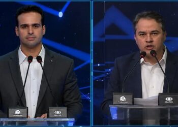 Lucas e Efraim travam duelo sobre segurança no 3º bloco do debate da TV Arapuan