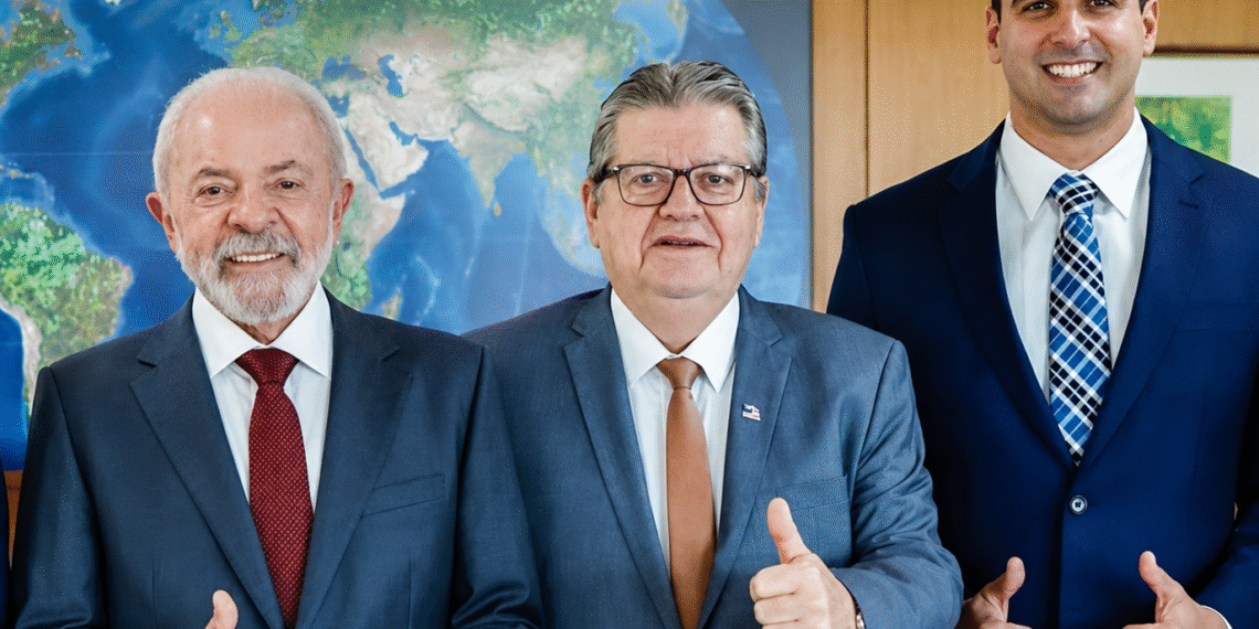 Em Brasília, Lucas Ribeiro e João Azevêdo se reúnem com Lula