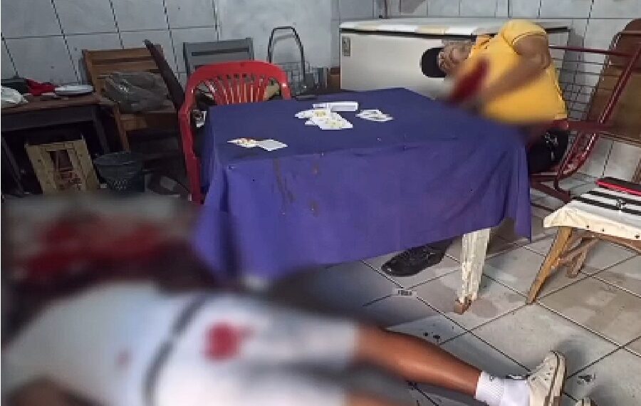 DUPLO HOMICÍDIO: dois homens são executados a tiros dentro de bar no Mercado Público de Rio Tinto