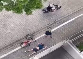 Ciclista é derrubado e assaltado por dupla em motocicleta em Manaíra, em João Pessoa