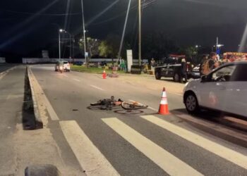 Ciclista morre atropelado ao atravessar faixa de pedestres em João Pessoa