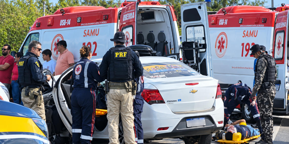 Acidente na BR-104 deixa uma pessoa morta e duas gravemente feridas em Queimadas