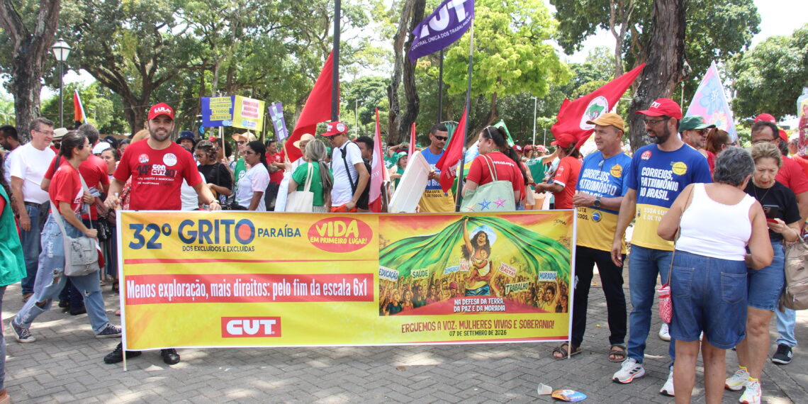 Grito dos Excluídos reúne manifestantes em João Pessoa em defesa da moradia e contra a violência