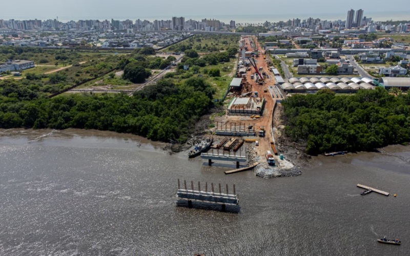 Governo nega desmoronamento e esclarece acidente na Ponte do Futuro, em Cabedelo