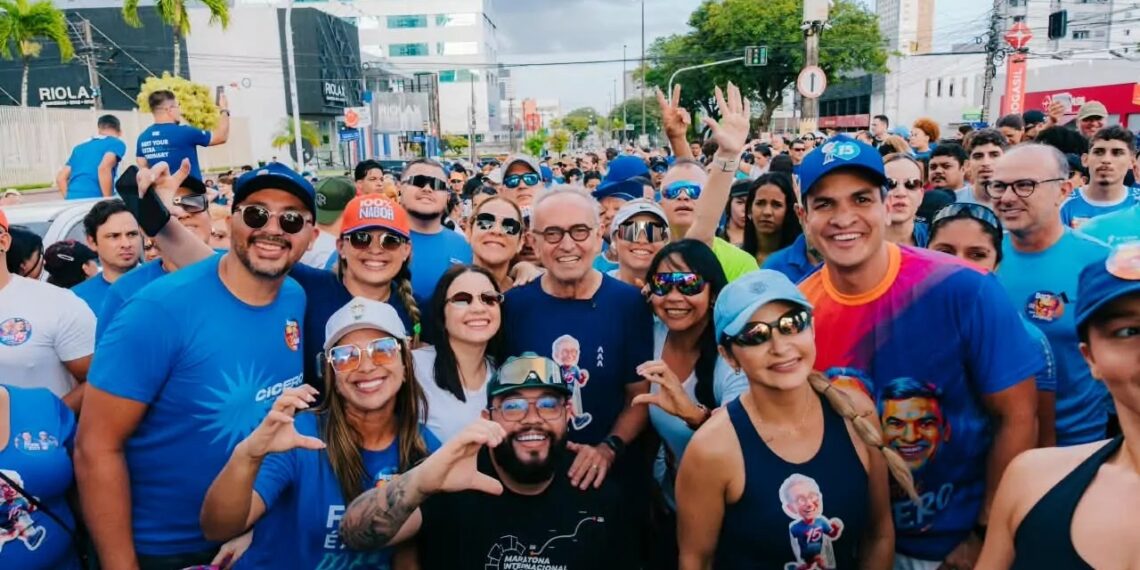 Cícero puxa multidão em carreata pelas ruas de João Pessoa e firma compromissos com esporte de alto rendimento