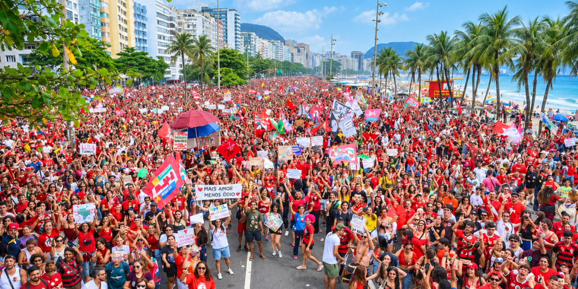 Manifestantes se reúnem em atos pró-Lula neste domingo (18)