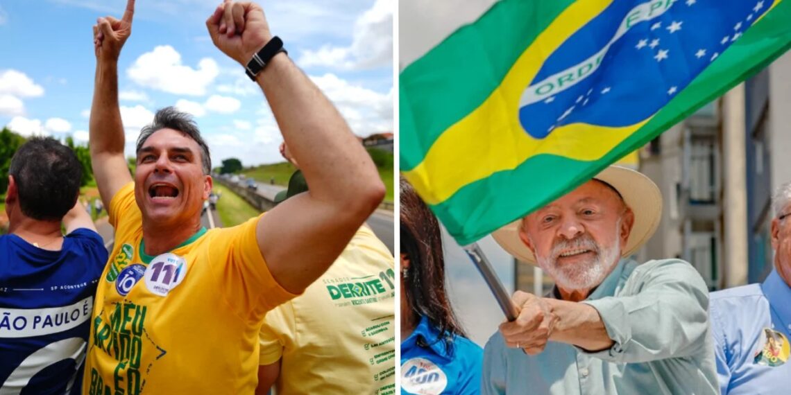 Flávio tem 50,8% e Lula, 49,2% dos votos válidos, diz pesquisa