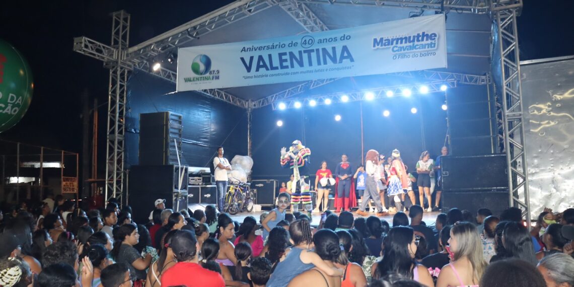 Bairro do Valentina celebra 42 anos com grande evento infantil e shows musicais