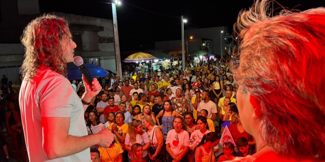 Veneziano participa de festa da vitória em Uiraúna e agradece apoio da prefeita Leninha e vídeo emocionante