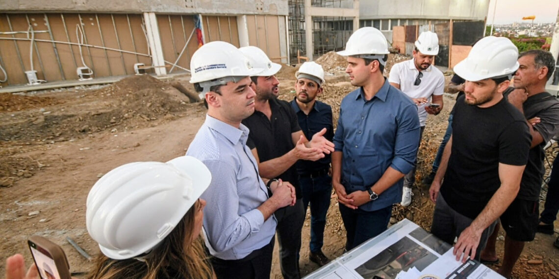 Lucas Ribeiro visita obras do Hospital de Trauma de CG e destaca importância das melhorias para a população