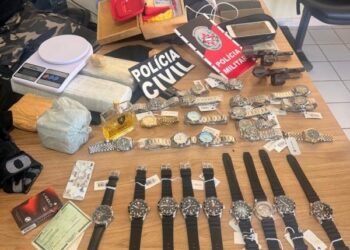 Polícia prende suspeitos de roubo e recupera R$ 70 mil em relógios